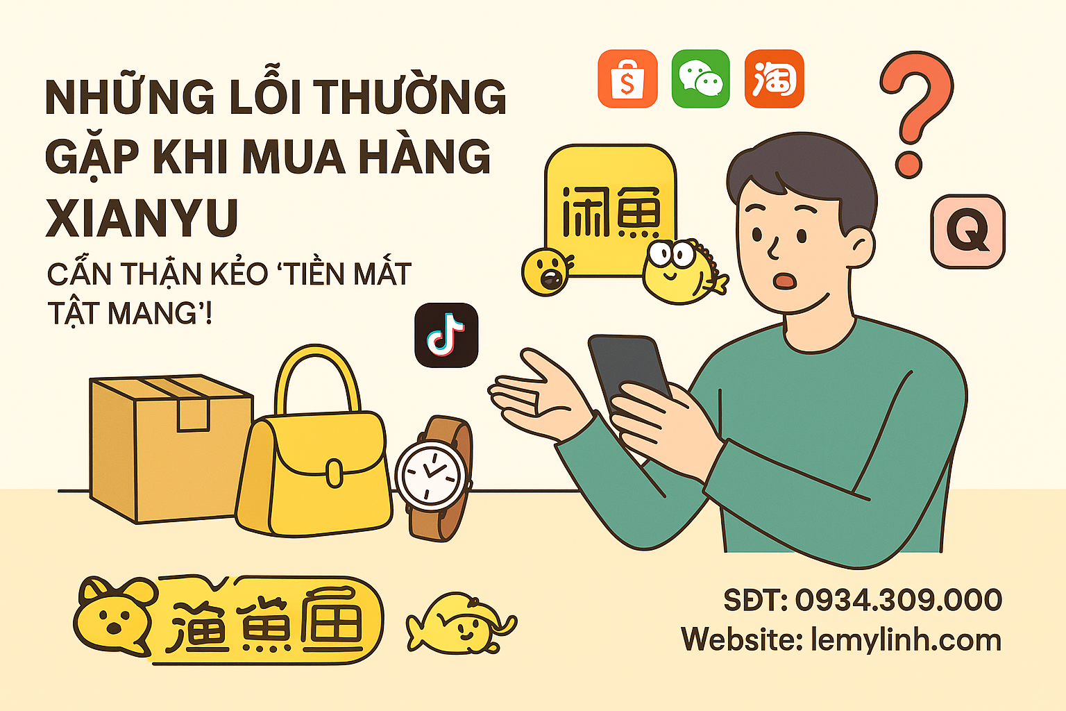 Những Lỗi Thường Gặp Khi Mua Hàng Xianyu – Cẩn Thận Kẻo “Tiền Mất Tật Mang”!