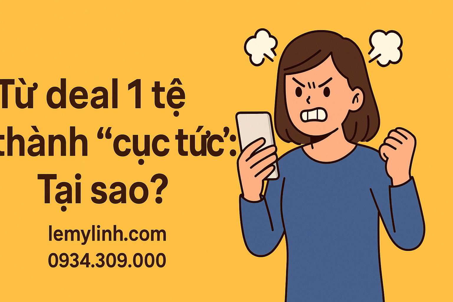 Từ deal 1 tệ thành “cục tức”: Tại sao?